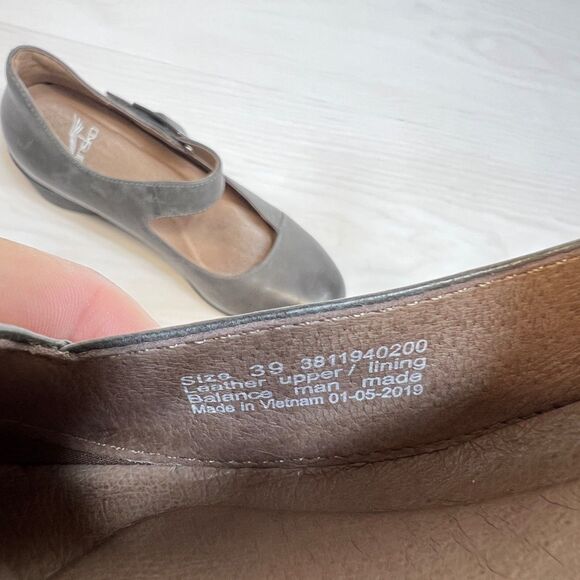 Dansko Roxanne Mary Jane Pumps Shoes Black Leather EU 39 US 8.5-9 - Picture 7 of 10